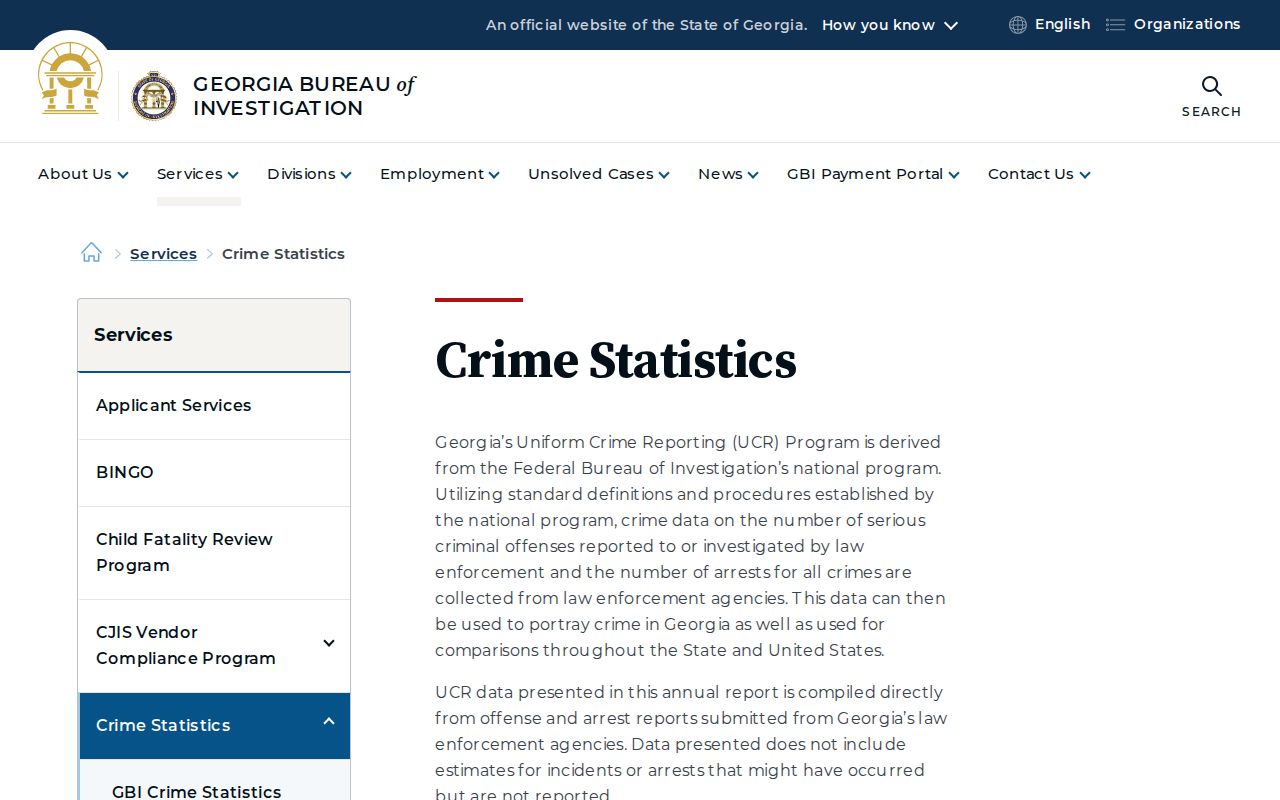 Cherokee County Georgia crime statistics source